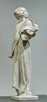 L'Ange debout (vers 1900-1920), plâtre.