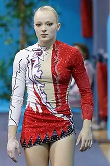 Description de l'image 2014 Acrobatic Gymnastics World Championships - Women's pair - Qualifications - Belgium 06.jpg.
