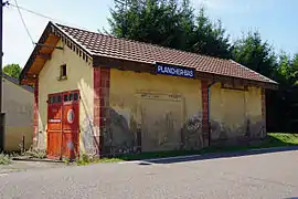 L'ancienne gare du Tacot.