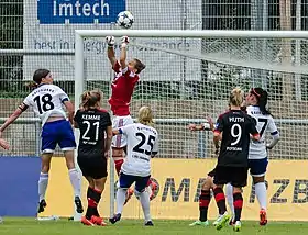 1. FFC Francfort - 1. FFC Turbine Potsdam le 13 septembre 2015.