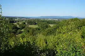 Paysage vers Lure et les Vosges.