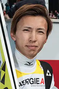 Kento Sakuyama au Grand Prix d'Hinzenbach en 2015.