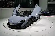 McLaren 675LT Spider au Salon de Genève en 2016