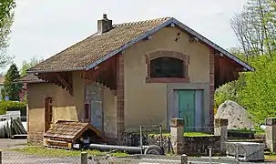 La gare de Villersexel, en 2016.