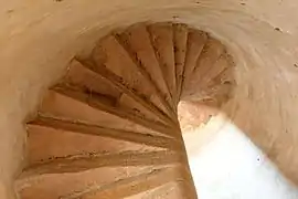 Escalier en colimaçon.