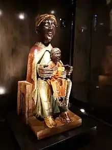 Statue de la Vierge noire du XIIe siècle