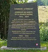 Monument aux morts.