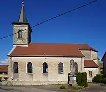 L'église Saint-Vaudre.