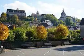 Vue sur la butte.