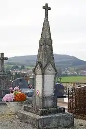 Monument de la bataille, au cimetière d'Héricourt.