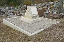 La tombe commune des soldats allemands.