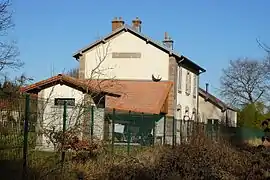 L'ancienne gare  de Gouhenans.