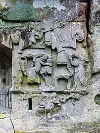 Bas-relief du XIIe siècle