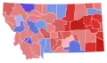 Résultats de l'élection du gouverneur du Montana en 2016, par comté.