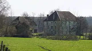 L'ancien moulin à farine à Vezet.