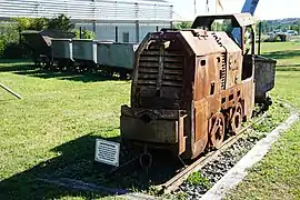 Train minier du musée.