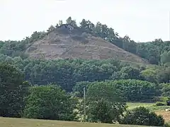 Terril conique de Buxières-les-Mines.