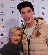 Bruno Massot et Aljona Savchenko en 2017.