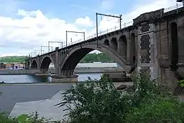 Viaduc de Renory, rive gauche.