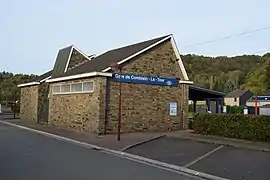 Ancien bâtiment de la gare.