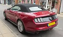 Mustang cabriolet (Royaume-Uni)