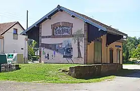 L'ancienne gare du Tacot.