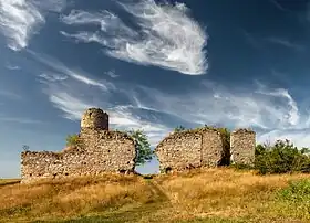 Château-fort du village de Tchornokozyntsi, classé, en 2017.