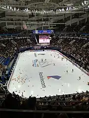 Description de l'image 2018 - Rostelecom Cup - Men SP - Yuzuru Hanyu after SP.jpg.