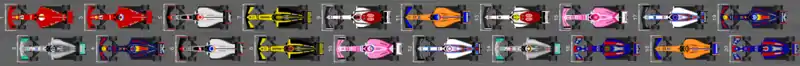 Schéma de la grille de départ du Grand Prix d'Allemagne 2018