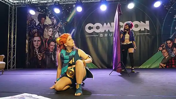 Cosplay de Zoé à la Comiccon de Bruxelles de 2019.