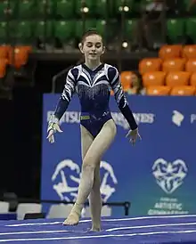 Description de l'image 2019-06-28 1st FIG Artistic Gymnastics JWCH Women's All-around competition Subdivision 1 Vault (Martin Rulsch) 190.jpg.