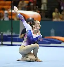 Description de l'image 2019-06-30 1st FIG Artistic Gymnastics JWCH Women's Apparatus finals Floor exercise (Martin Rulsch) 470.jpg.