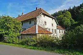 La maison des maîtres de forges de Framont reconverti en brasserie.