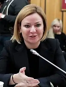 Olga Lioubimova, ministre de le culture de la Russie depuis février 2020