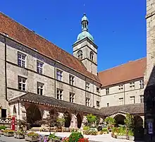 L'abbaye de Luxeuil.