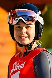 Annika Malacinski, américaine, participante de la coupe continentale à Eisernez. Février 2020.
