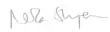 Signature de Nicola Sturgeon