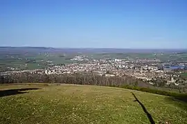 Le panorama vu depuis la croix de la Libération.