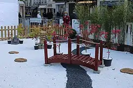 Jardin japonais sur la place de la République, en 2021