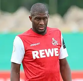 Anthony Modeste sous le maillot du FC Köln en 2021.