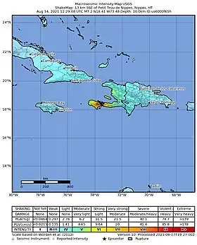 Image illustrative de l’article Séisme de 2021 en Haïti