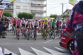 Le départ du Tour de France Femmes 2022.