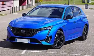 Peugeot 308 III produite dans l'usine Stellantis de Mulhouse.