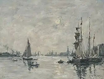 Le Havre. L'avant-port, 1889Collection privée, Vente 2022