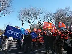 Manifestation du 31 janvier 2023 à Perpignan.