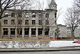 Ruines du bâtiment, 17 mars 2023.