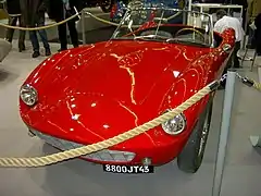 Roadster Cales, exposé à Rétromobile.