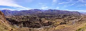 Panorama du canyon de Colca