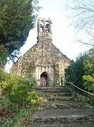 La chapelle Saint-Ruelin du Moustoir, la façade