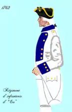 régiment de 1762 à 1776